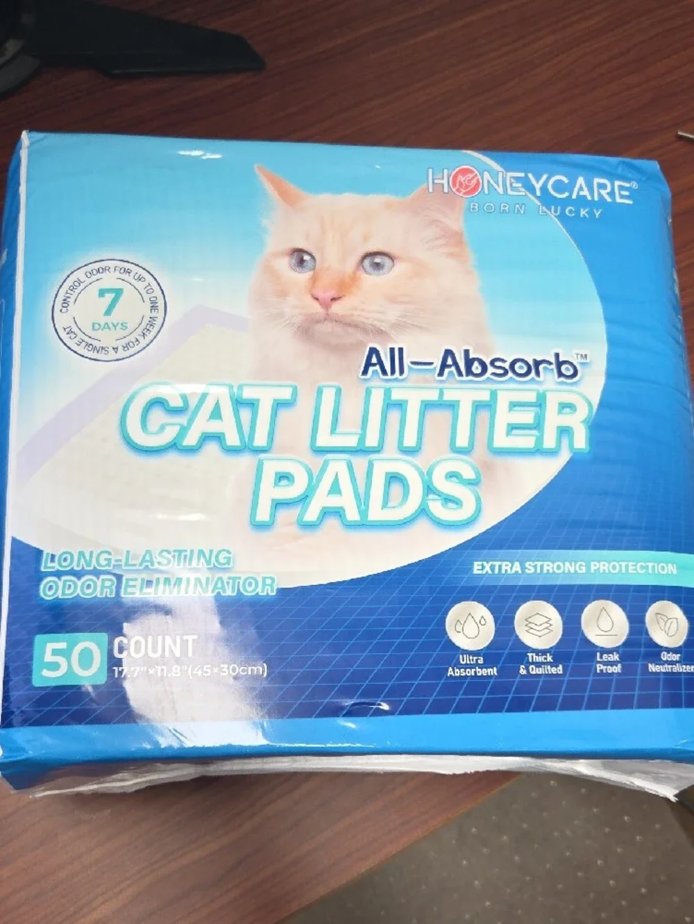 Honeycare Cat Litter Pads 50 Count